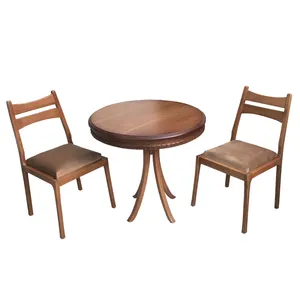 میز و صندلی ناهار خوری 2 نفره اسپرسان چوب مدل sm24