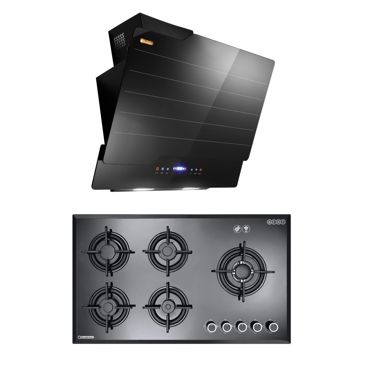 هود و اجاق گاز صفحه ای درخشان مدل نوت G606 هود و اجاق گاز صفحه ای درخشان مدل نوت G606