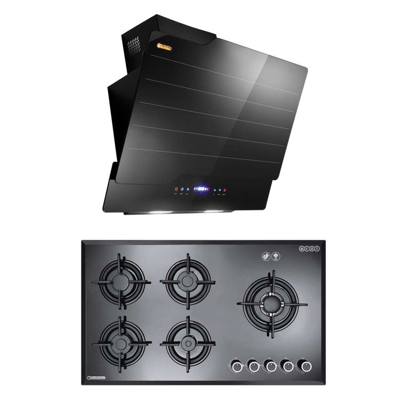 هود و اجاق گاز صفحه ای درخشان مدل نوت G606 هود و اجاق گاز صفحه ای درخشان مدل نوت G606