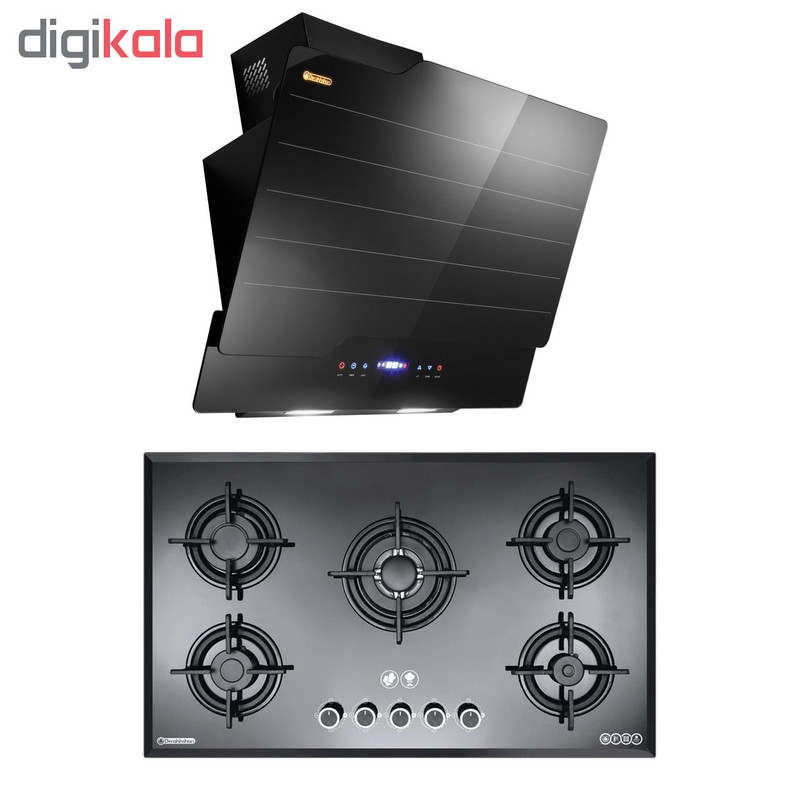 هود و اجاق گاز صفحه ای درخشان مدل نوت G605 هود و اجاق گاز صفحه ای درخشان مدل نوت G605