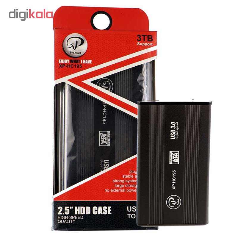 باکس تبدیل SATA به USB 3.0 هارددیسک 2.5 اینچ ایکس پی-پروداکت مدل HC195