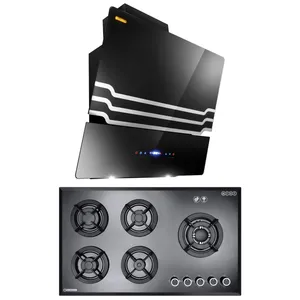 هود و اجاق گاز صفحه ای درخشان مدل آلفا G602