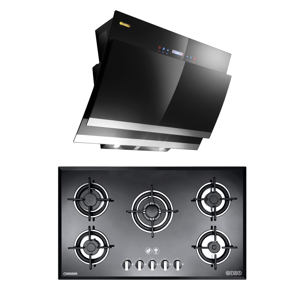 هود و اجاق گاز صفحه ای درخشان مدل آپریل G603