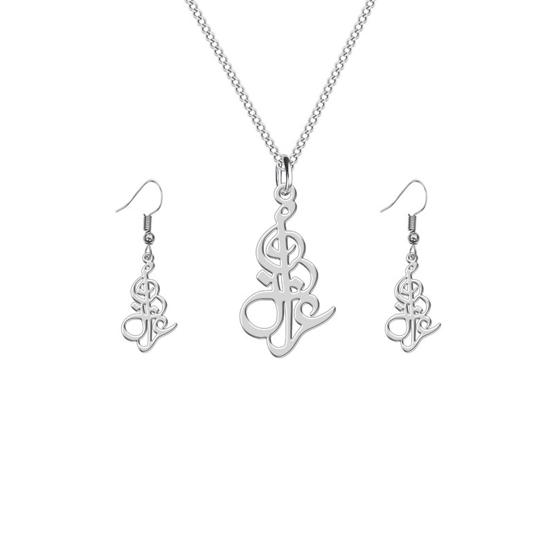 نیم ست نقره زنانه ترمه 1 طرح غزال کد L496 نیم ست نقره زنانه ترمه 1 طرح غزال کد L496