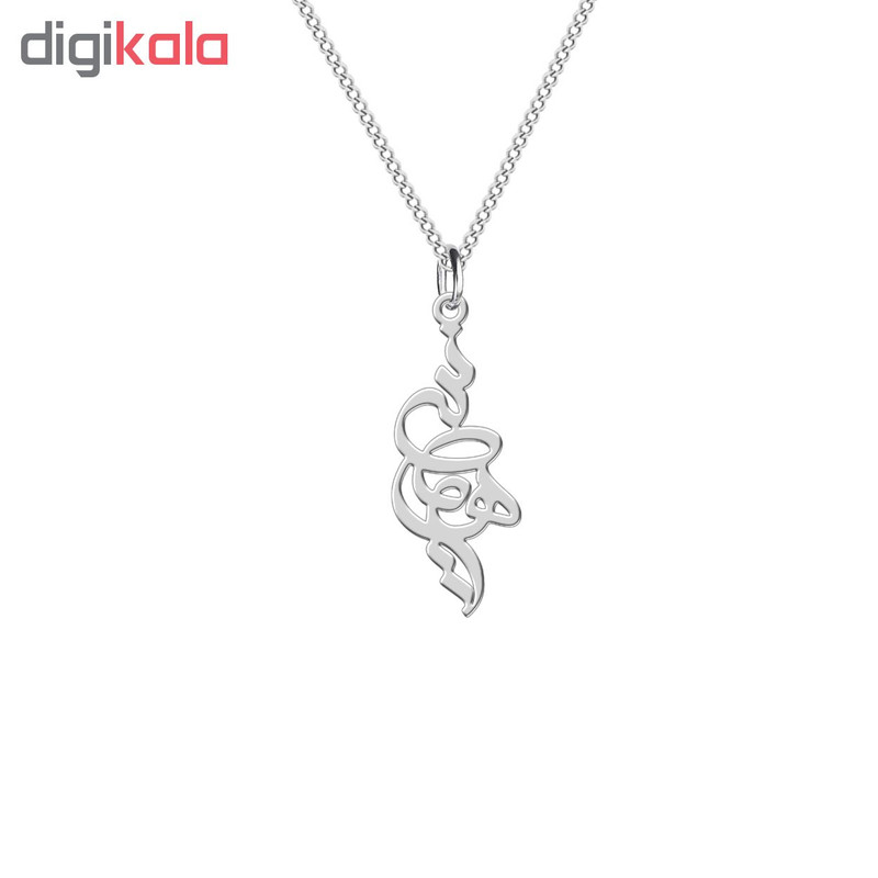 نیم ست نقره زنانه ترمه 1 طرح هانیه کد L506