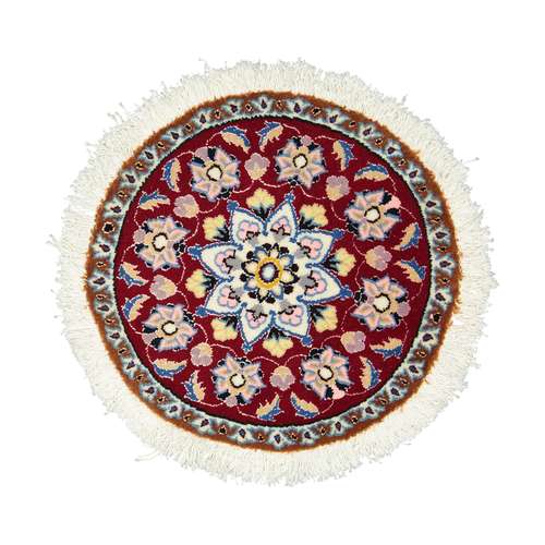 قالیچه دستبافت نائین کد 004 سایز 46 × 46 سانتی متر