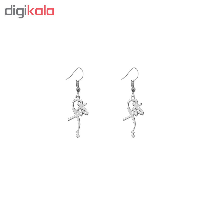 نیم ست نقره زنانه ترمه 1 طرح مریم کد L537