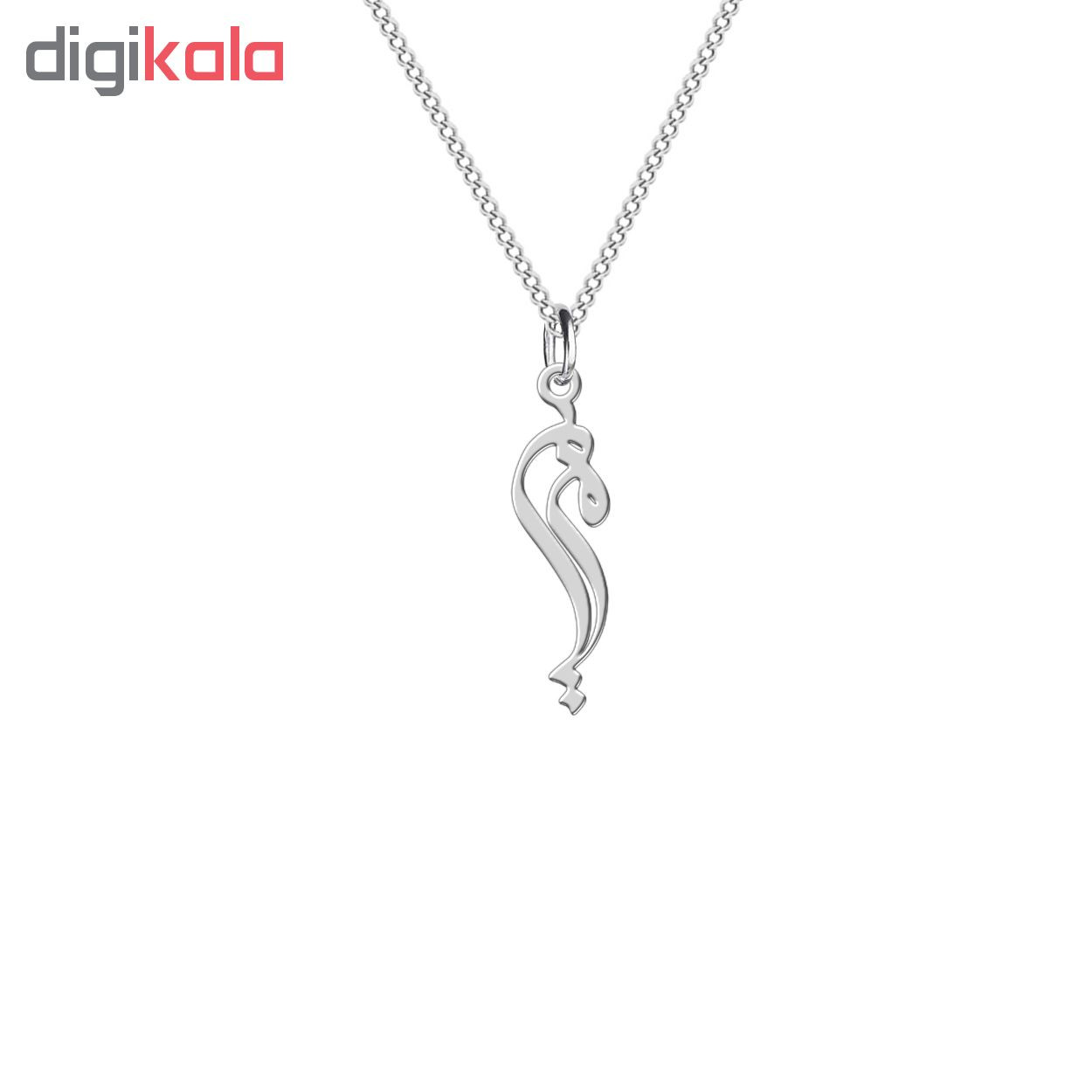 نیم ست نقره زنانه ترمه 1 طرح مریم کد L540