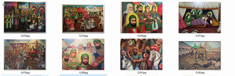 مجموعه تصاویر آثار پیشگامان نقاشی قهوه خانه ای مجموعه تصاویر آثار پیشگامان نقاشی قهوه خانه ای