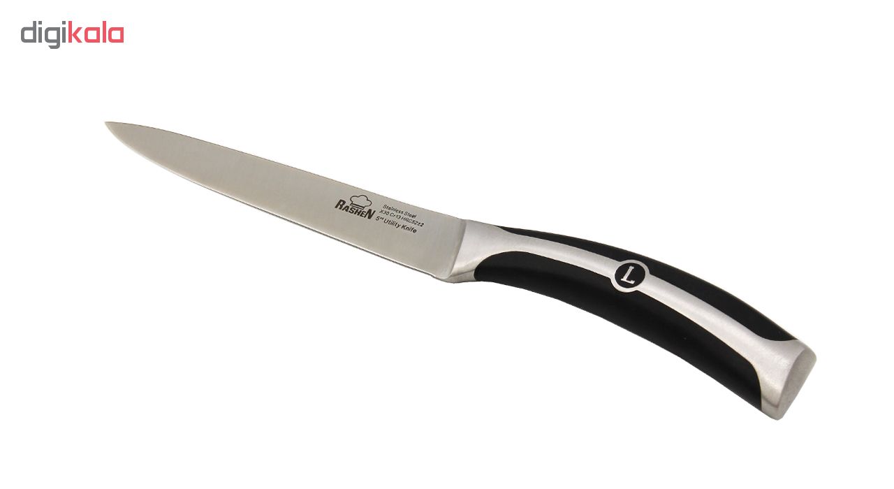 سرویس چاقوی ۷ پارچه راشن مدل Oyster 39771