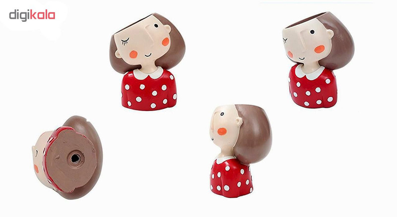 گلدان طرح دختر مدل DG022-26 مجموعه 4 عددی