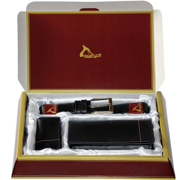 ست هدیه مردانه آدین چرم مدل DS3.M