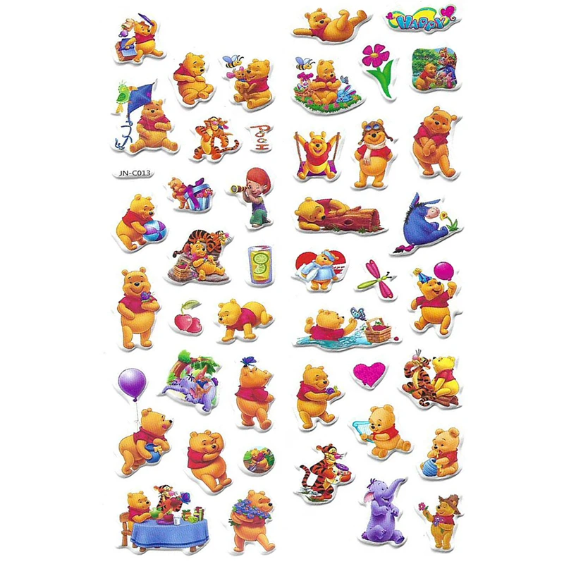 استیکر کودک طرح وینی خرسه مدل Winnie the Pooh - j013