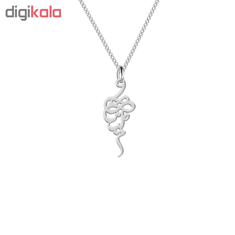 نیم ست نقره ترمه 1 طرح ملینا کد L543