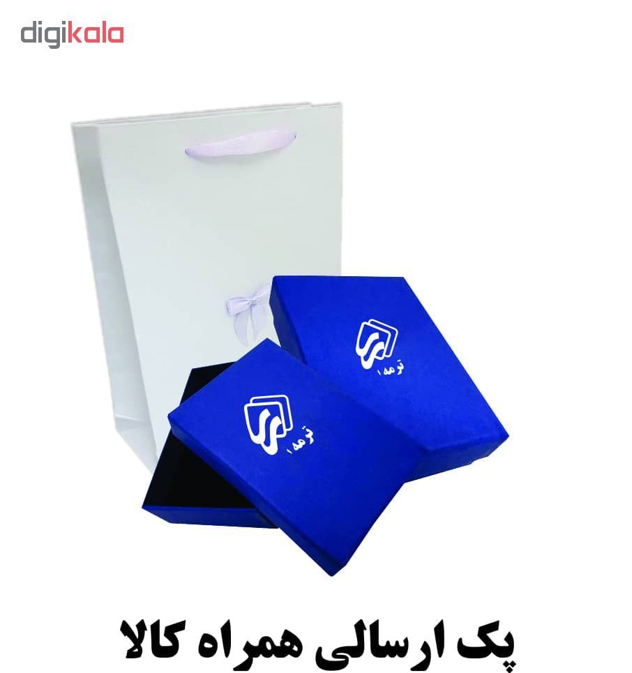  نیم ست نقره ترمه 1 طرح ملینا کد L542 -  - 5