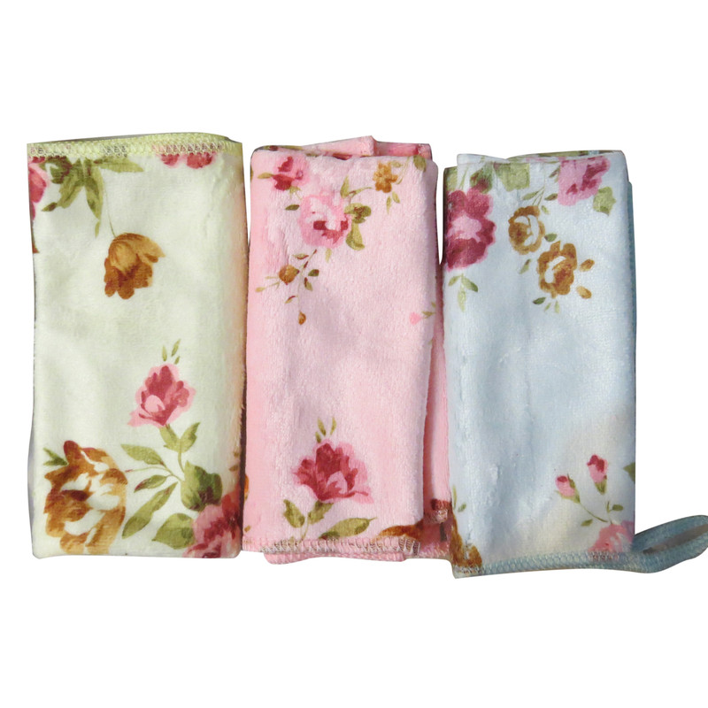 دستمال  یی یی مدل flower  مجموعه 3 عددی