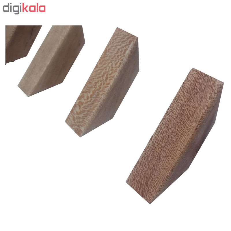 قلاب آویز لباس رخت اویز چوبی چوبیس کد ۷۰۲ بسته ۶ عددی