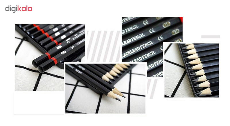 مداد مشکی اوسلون مدل USL-967 بسته 12 عددی