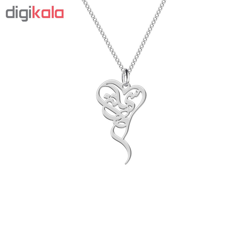 نیم ست نقره زنانه ترمه1 طرح سمانه کد L585