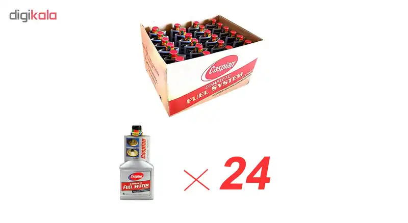 مکمل تمیز کننده سیستم سوخت خودرو کاسپین مدل Gen1l حجم 400 میلی لیتر بسته 24 عددی