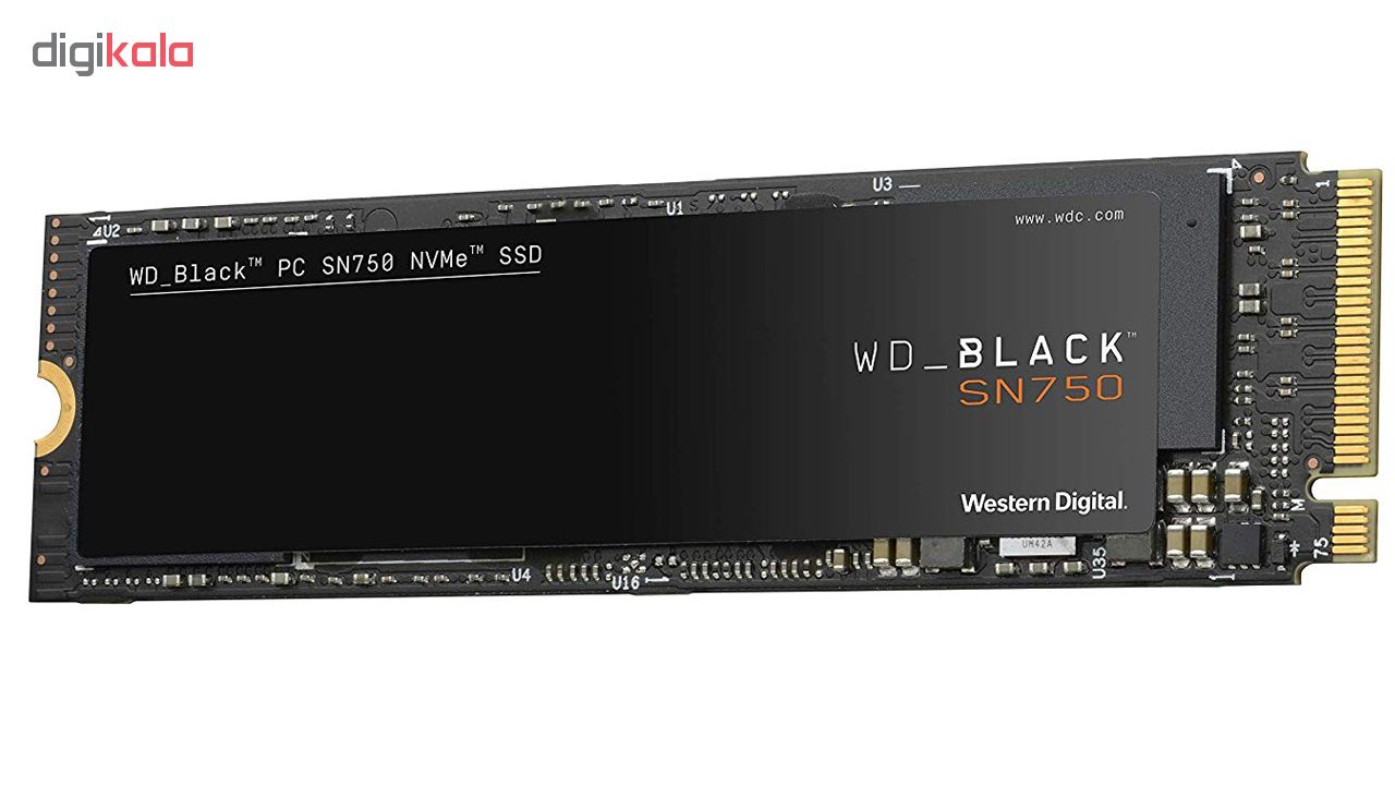 حافظه SSD وسترن دیجیتال مدل BLACK SN750 NVME ظرفیت 250 گیگابایت