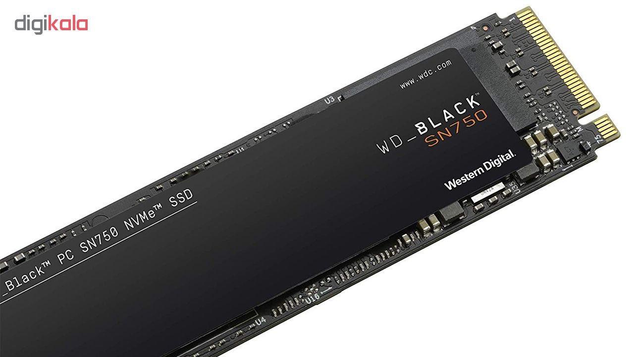 حافظه SSD وسترن دیجیتال مدل BLACK SN750 NVME ظرفیت 250 گیگابایت