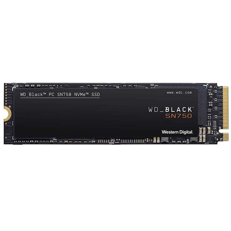 حافظه SSD وسترن دیجیتال مدل BLACK SN750 NVME ظرفیت 500 گیگابایت حافظه SSD وسترن دیجیتال مدل BLACK SN750 NVME ظرفیت 500 گیگابایت