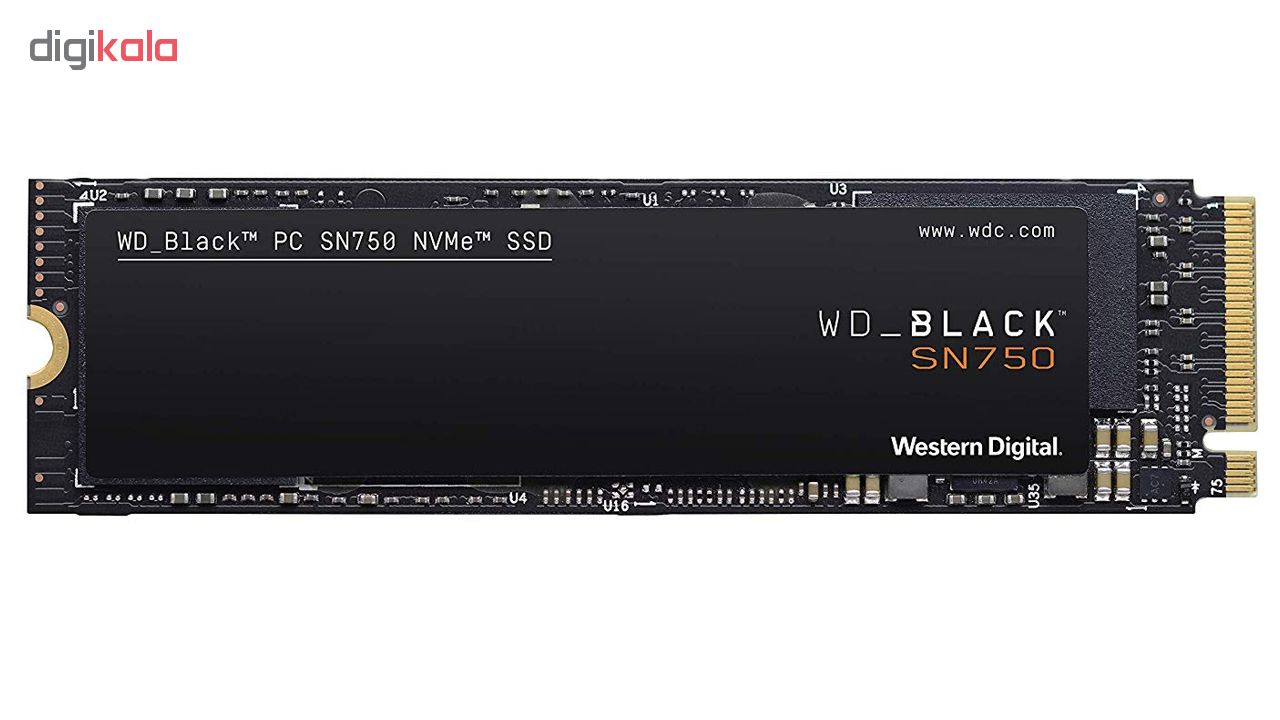 حافظه SSD وسترن دیجیتال مدل BLACK SN750 NVME ظرفیت 1 ترابایت