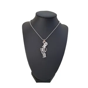 گردنبند مردانه طرح تفنگ کد g22m