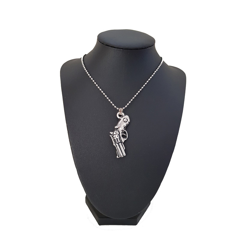 گردنبند مردانه طرح تفنگ کد g22m