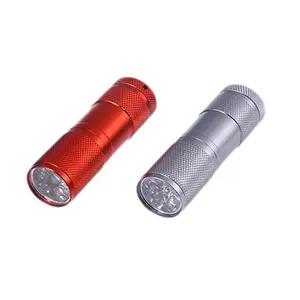چراغ قوه UV فلیکسبل مدل UV blacklight 9 LED مجموعه دو عددی