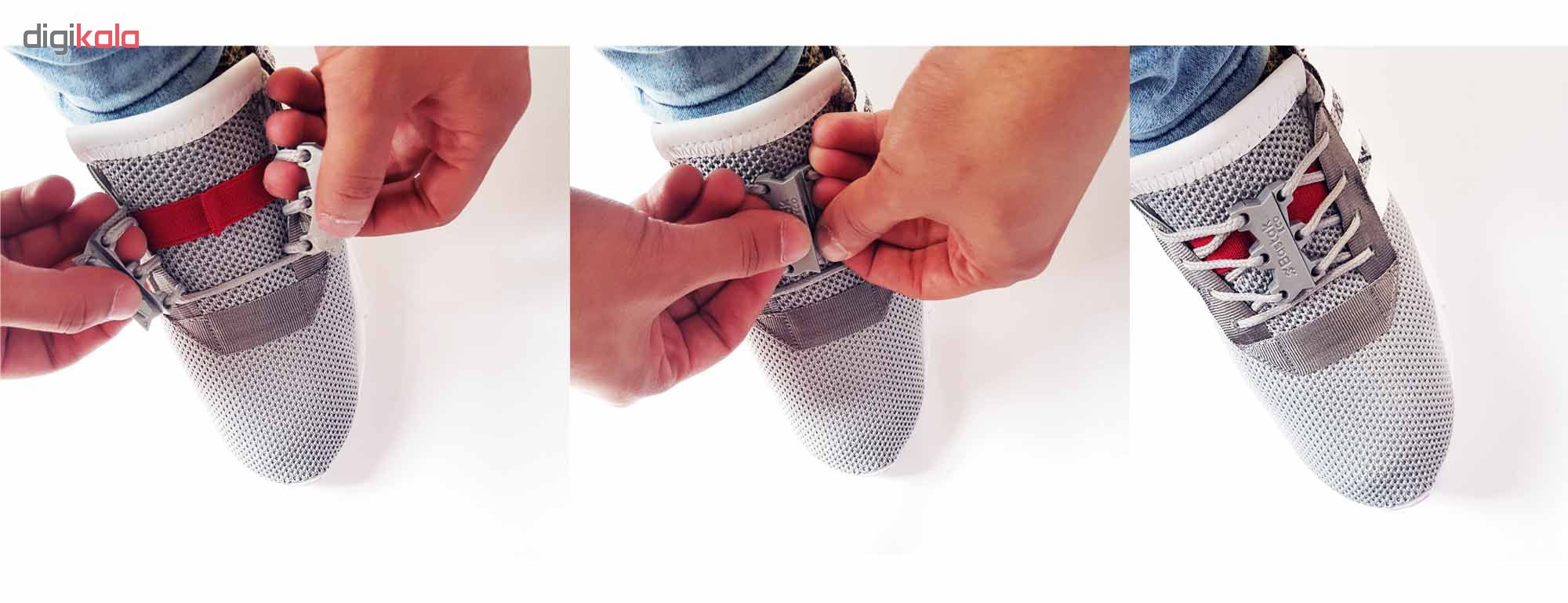 بند کفش مغناطیسی بستاک مدل اِکو E111 رنگ مشکی