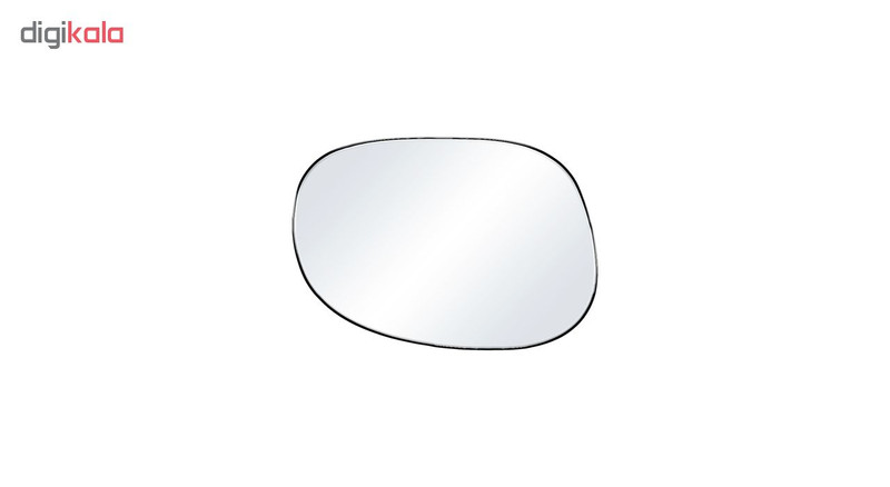 شیشه آینه جانبی چپ خودرو مدل T008-82050 مناسب برای پژو 206