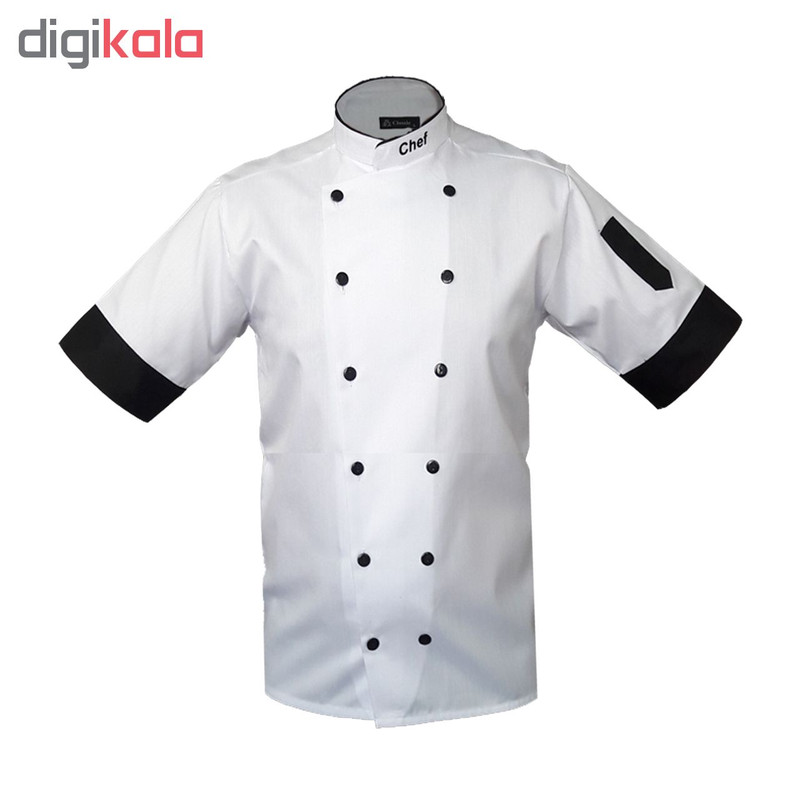 لباس کار مدل A54 رنگ سفید