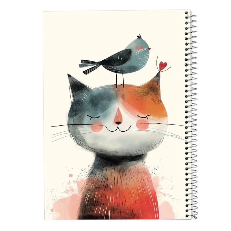 دفتر شطرنجی 50 برگ مدوپد طرح موجودات فانتزی کد DF16992