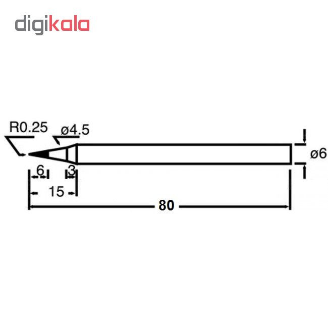 نوک هویه 60 وات پروسکیت مدل 6SB