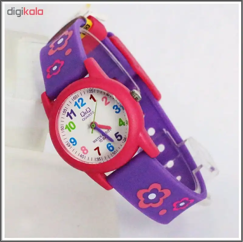 ساعت مچی عقربه ای دخترانه کیو اند کیو مدل VR99J001Y