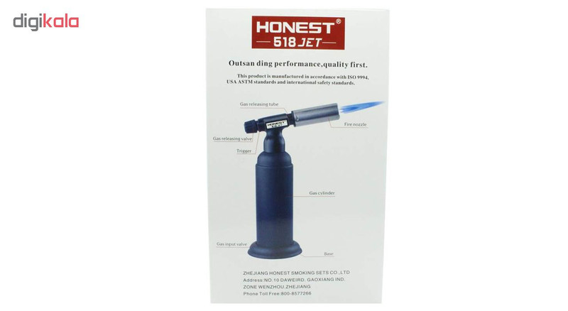 فندک شعله افکن آنست مدل جت 518