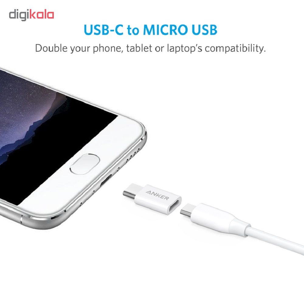 مبدل USB-C to به microUSB انکر مدل B8174