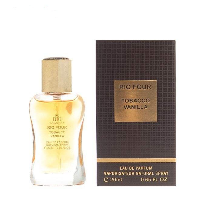 عطر جیبی مردانه ریو کالکشن مدل Tobacco Vanilla حجم 20 میلی لیتر