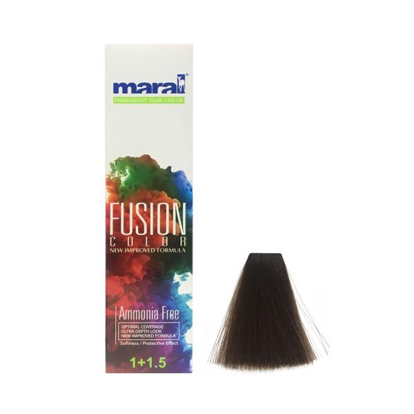 کیت رنگ مو مارال مدل Fusion شماره 5.895 حجم 100 میلی لیتر رنگ شکلاتی قهوه ای