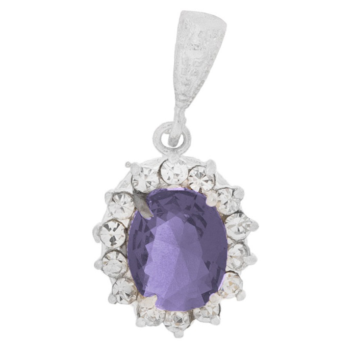 آویز گردنبند نقره زنانه مدل SM-129