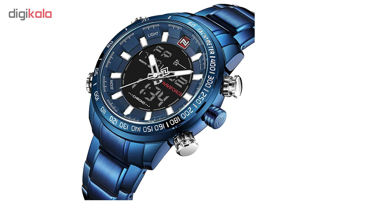 ساعت مچی عقربه ای مردانه نیوی فورس مدل NF9093BEBE 