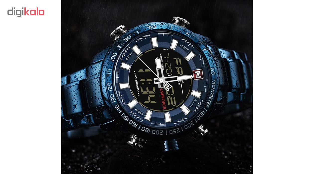 ساعت مچی عقربه ای مردانه نیوی فورس مدل NF9093BEBE 