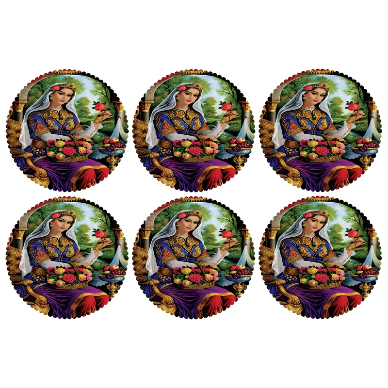 زیربشقابی مدل U2-42328 بسته 6 عددی