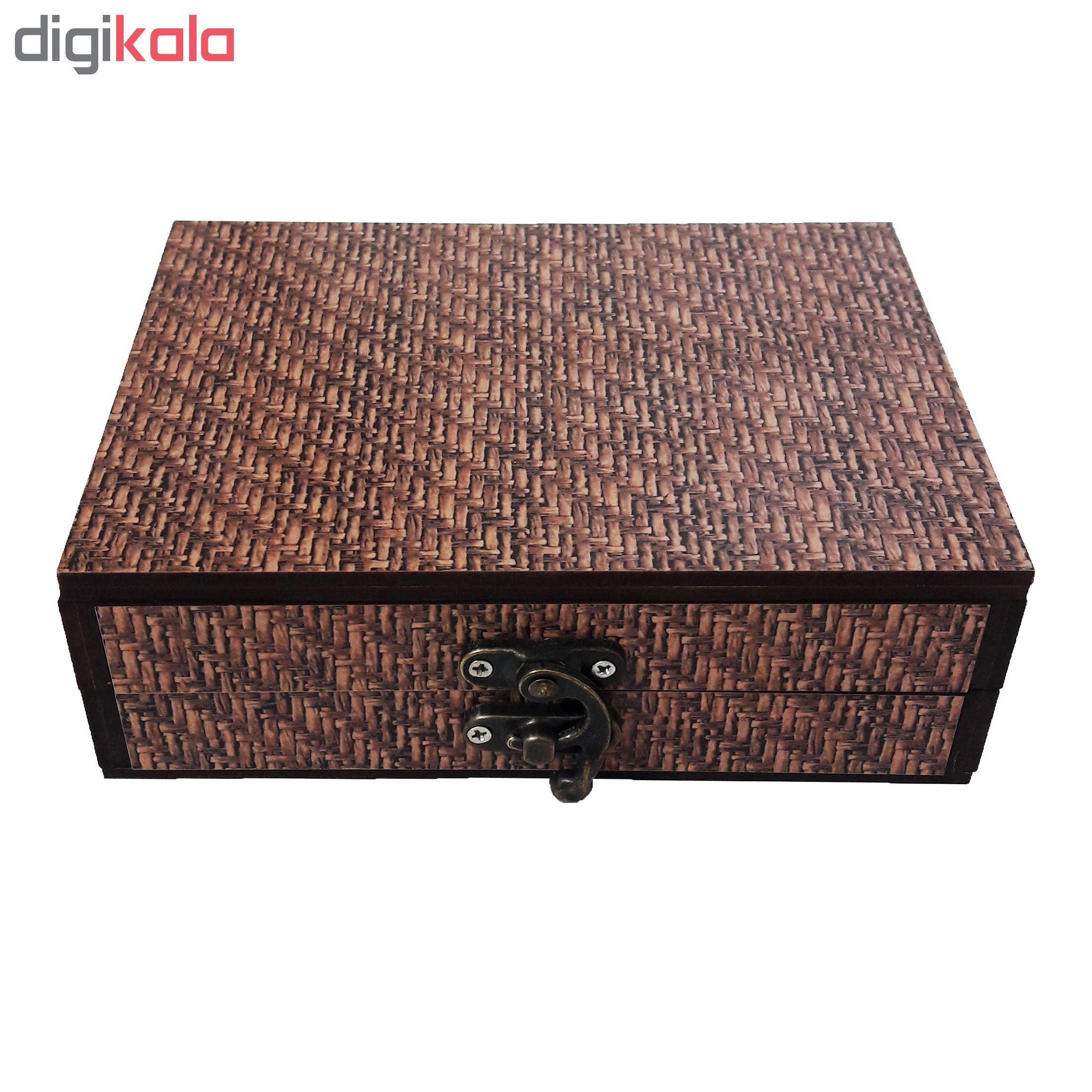 جعبه هدیه چوبی کادو آیهان باکس مدل 117
