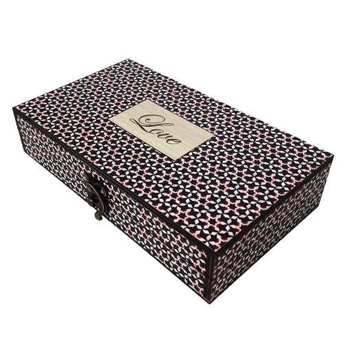 جعبه هدیه چوبی کادویی آیهان باکس مدل 126