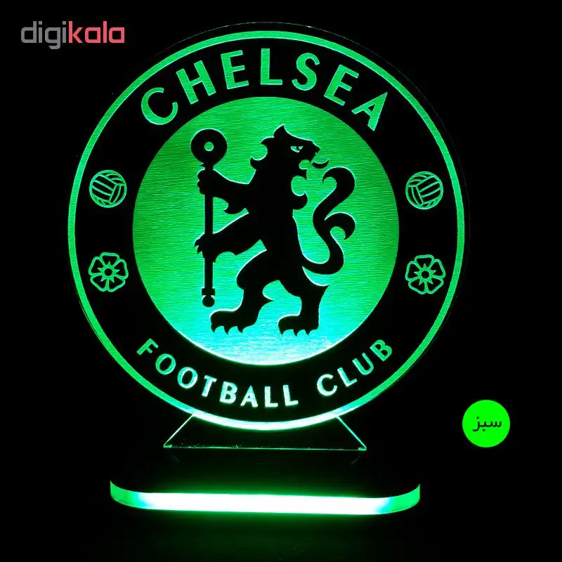 چراغ خواب طرح لوگوی تیم چلسی کد 1203