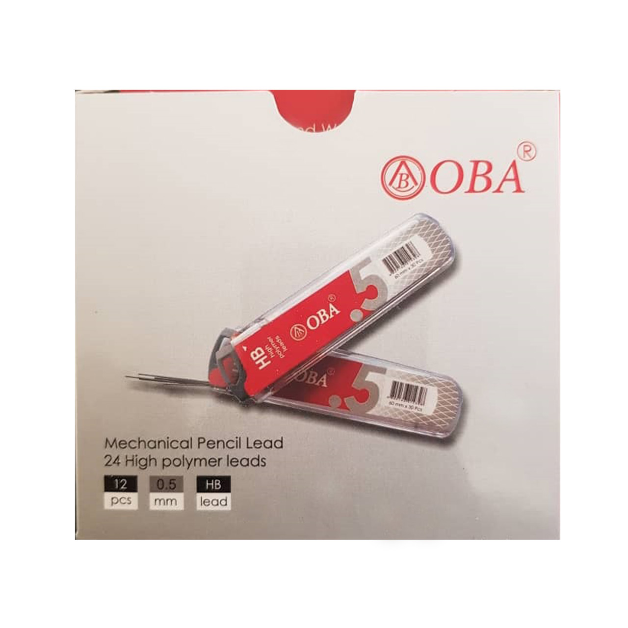 نوک مداد نوکی 0.5 میلی متری اوبا مدل Lead بسته 12عددی