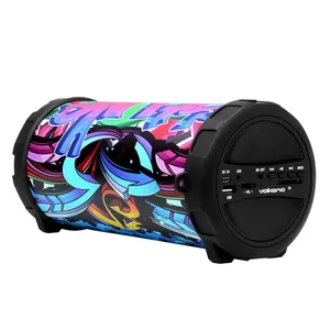 اسپیکر بلوتوثی قابل حمل ولکانو سری Bazooka Rap مدل VK-3301-MX